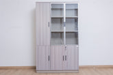 Eucalyptus Display Cabinet With 2 Glass Swing Doors 1200mm L