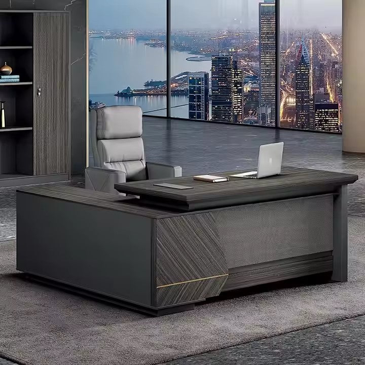 MARVERIK 1.6M Standard Executive Desk with Left & Right Return