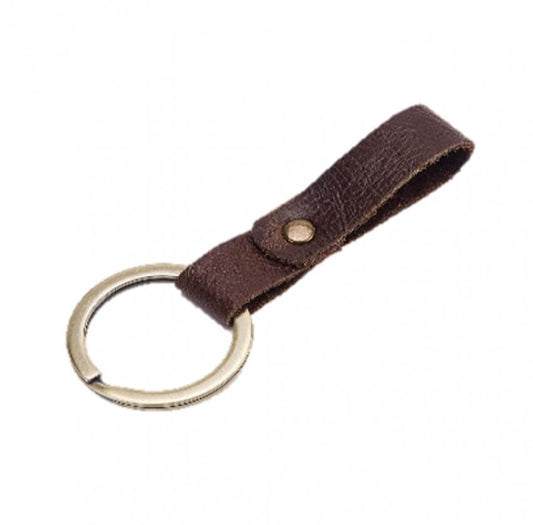 MAYFAIR Genuine Crazy Horse Leather Key Ring