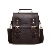 MAYFAIR Genuine Crazy Horse Leather Shoulder Bag