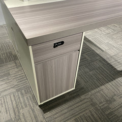Duo High Quality Dual Workstations Face to Face