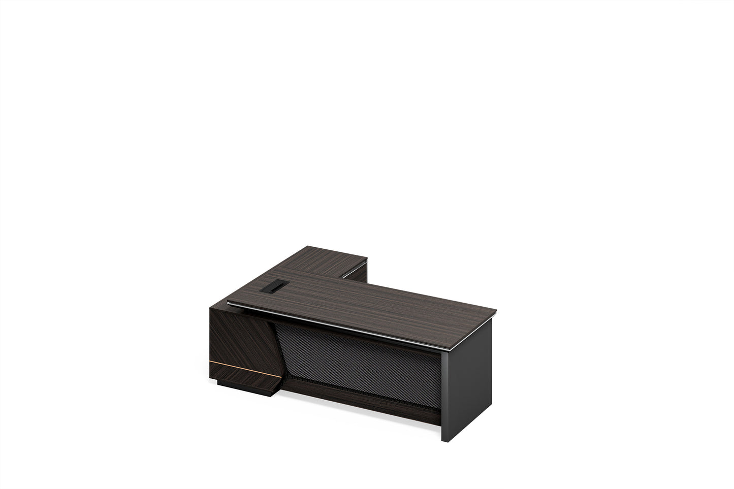 MARVERIK Classic Premium Quality Executive Desk 2.0M with Left and Right Return