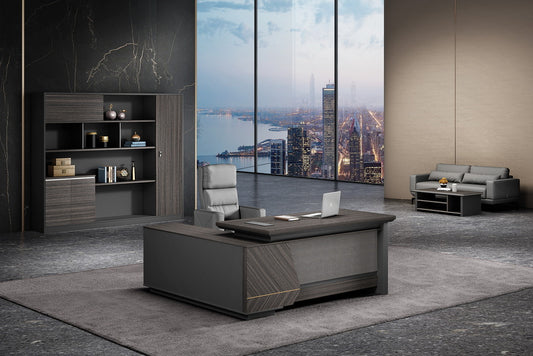 MARVERIK Standard Executive Desk 1.6m with Left & Right Return