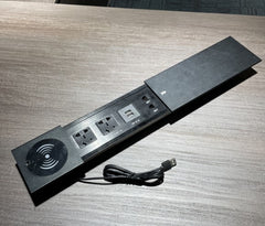 AUSTIN 1.6M Standard Executive Desk L/R Return with Mobile Handset Charger