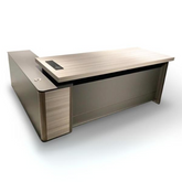 Proficient 2.2M Executive Desk L/R Return with Universal Mobile Handset Charger