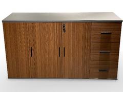 MIMOSA Executive Office Credenza with 3 Drawers