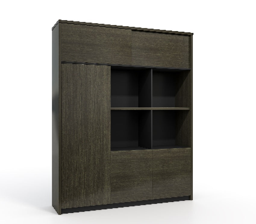 Full Height File Cabinet 1.6M - Purple Teak – Mayfair Furniture