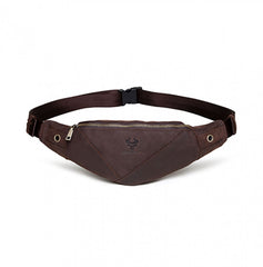 MAYFAIR Crazy Horse Leather Waist Bag for Men