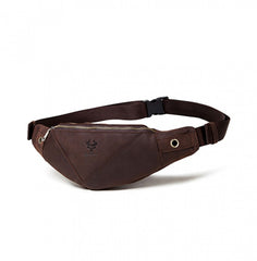 MAYFAIR Crazy Horse Leather Waist Bag for Men