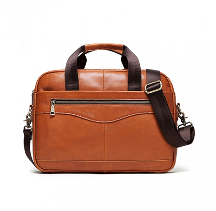 MAYFAIR Genuine Crazy Horse Leather Laptop Bag