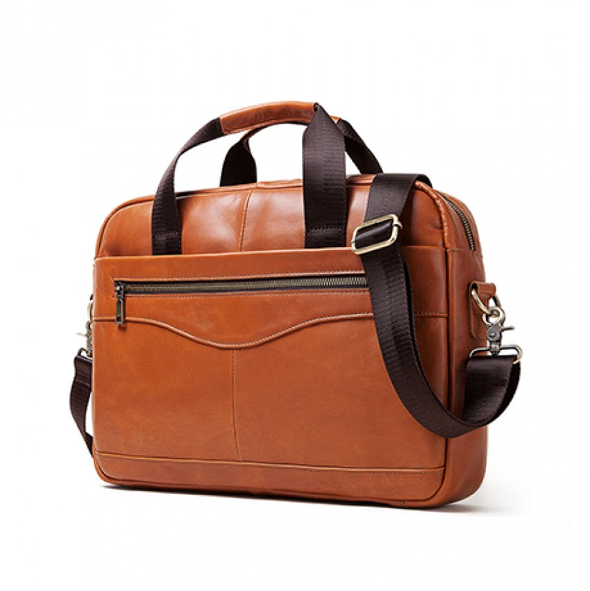 MAYFAIR Genuine Crazy Horse Leather Laptop Bag