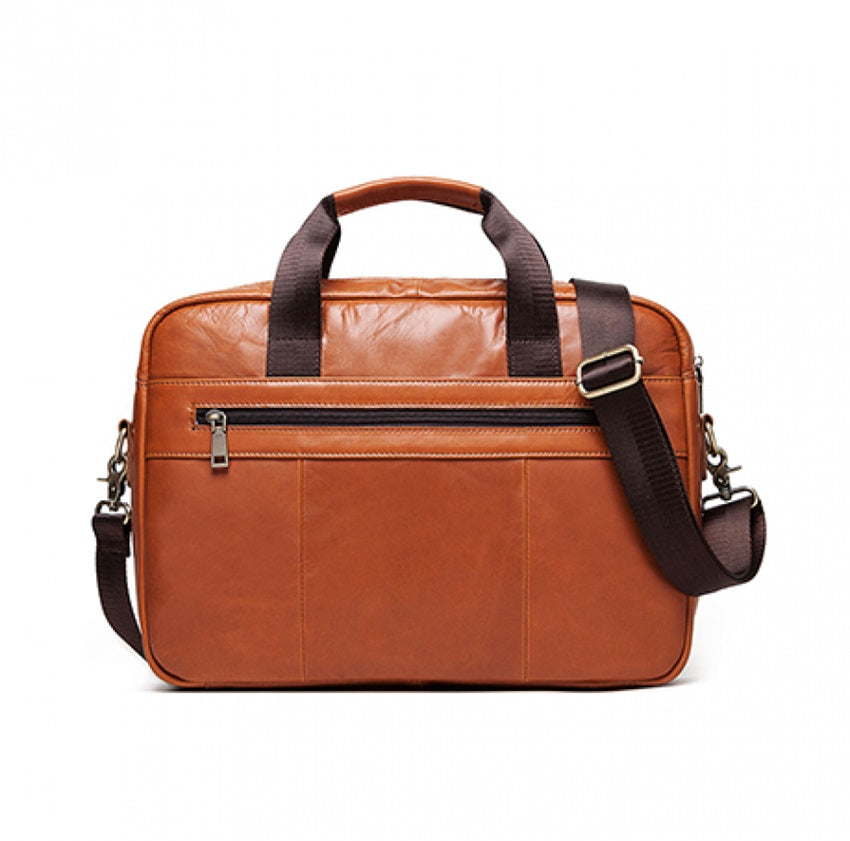 MAYFAIR Genuine Crazy Horse Leather Laptop Bag