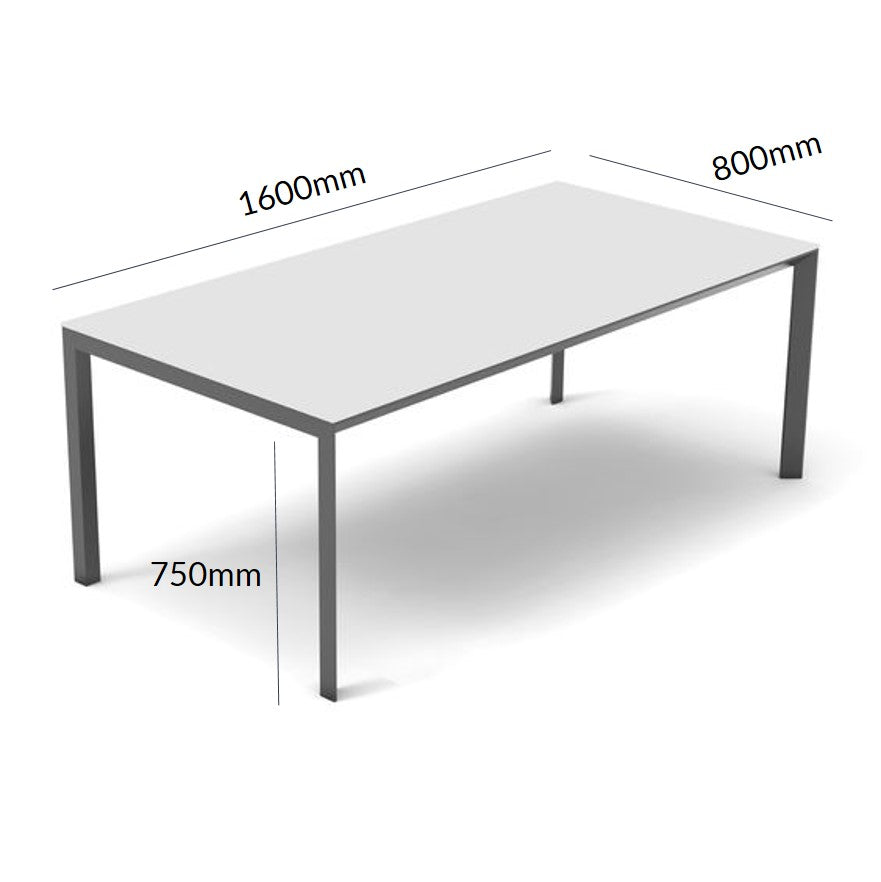 MILLER Multipurpose 1.6M Straight Office Desk/Table