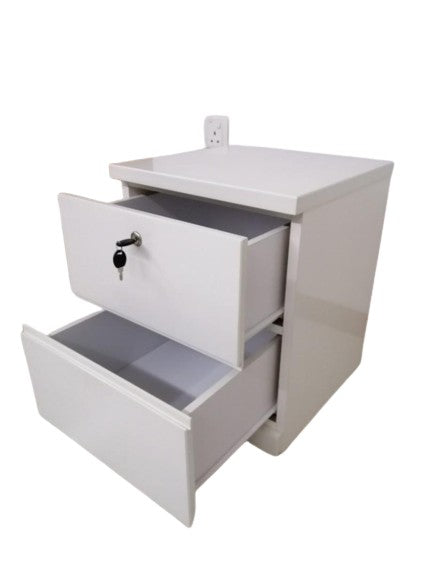 File Cabinet Mobile Pedestal - 1 Pen Drawer and 1 Swing Door