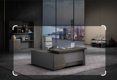 MARVERIK Standard Executive Desk 1.6m with Left & Right Return