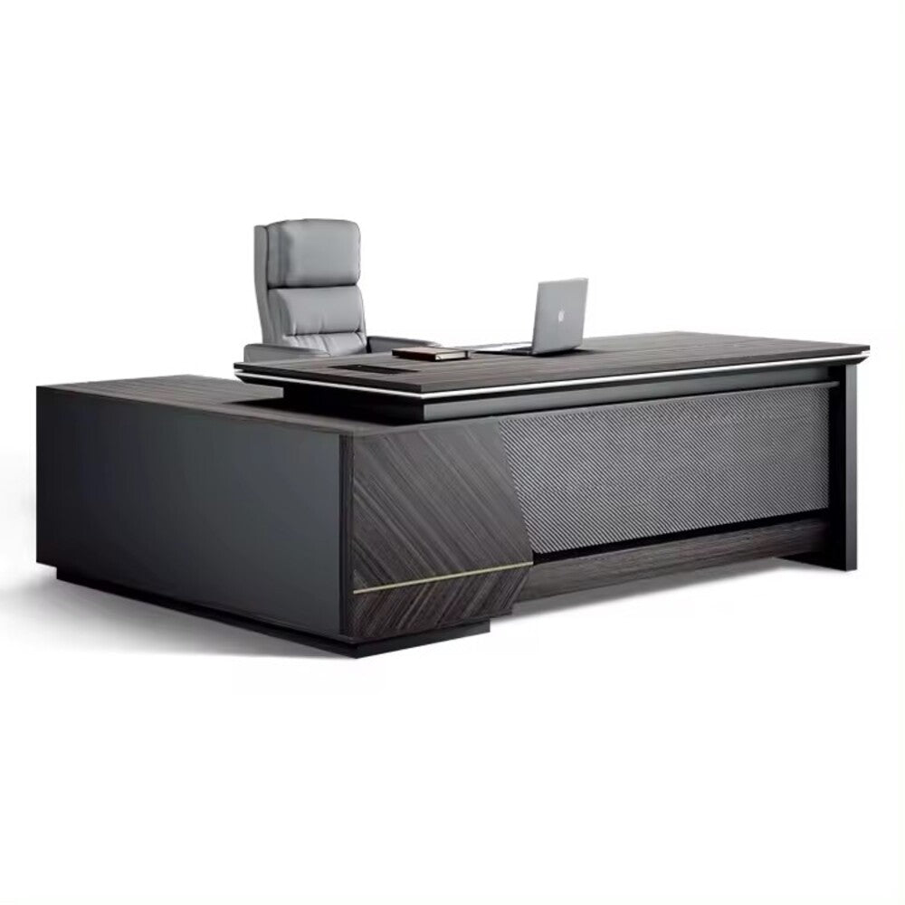MARVERIK 2.0M Classic Premium Quality Executive Desk with Left and Right Return