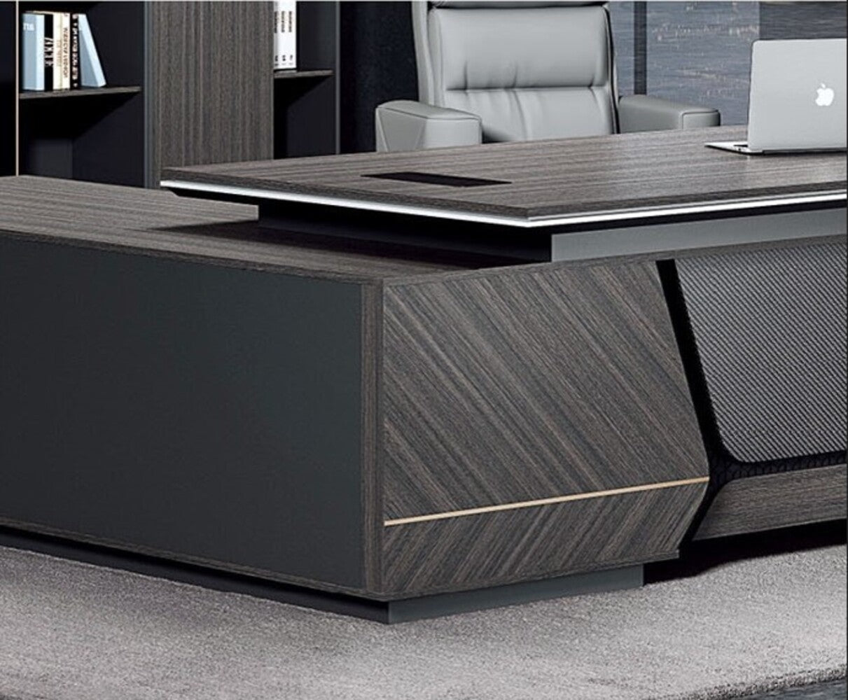 MARVERIK 2.0M Classic Premium Quality Executive Desk with Left and Right Return