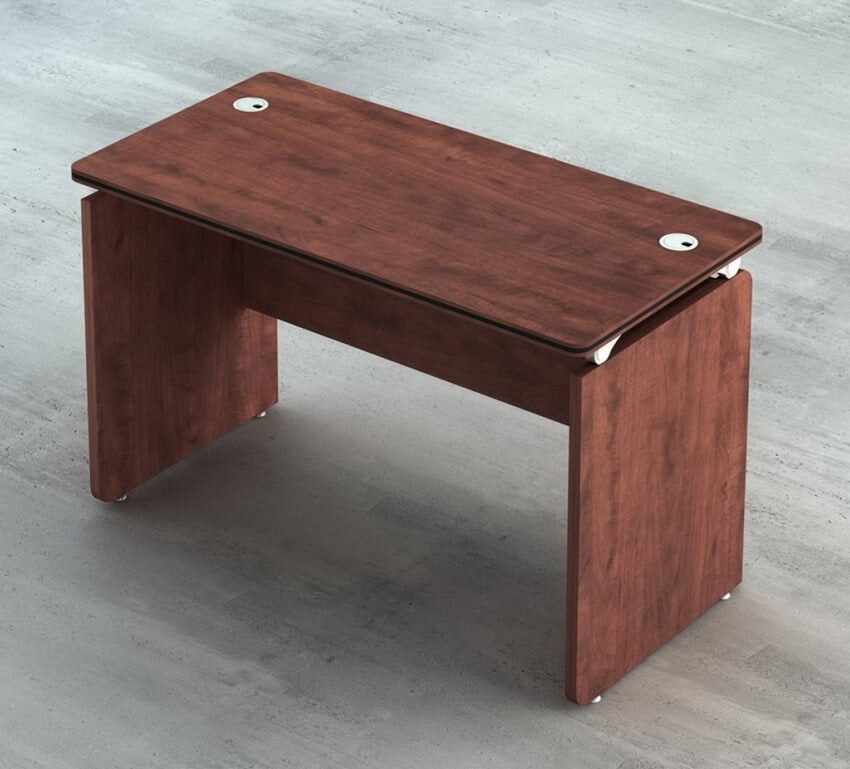 Reading Table 1.2M With Mobile Pedestal Red And Black – Mayfair Furniture