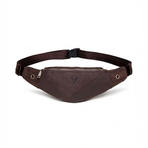 MAYFAIR Crazy Horse Leather Waist Bag for Men