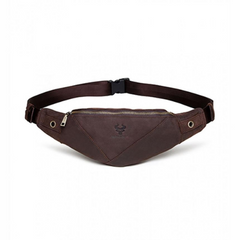 MAYFAIR Crazy Horse Leather Waist Bag for Men