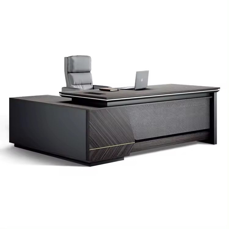 MARVERIK Classic Premium Quality Executive Desk 2.0M with Left and Right Return