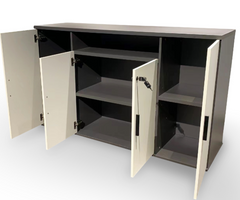 ARCHIVE 4 Doors Modern Executive Office Buffet Credenza