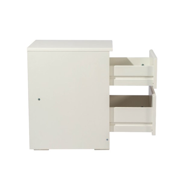 File Cabinet Mobile Pedestal - 1 Pen Drawer and 1 Swing Door